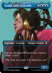 Azami, Lady of Scrolls (Borderless Profile) [Commander Masters] | Tacoma Games