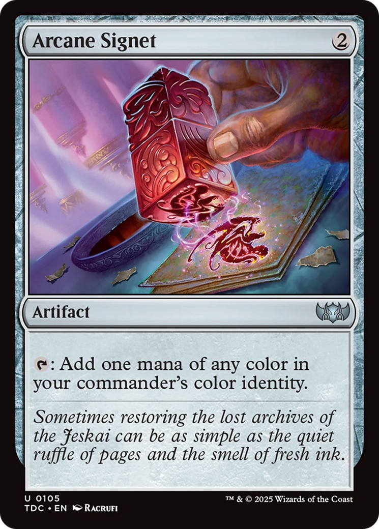 Arcane Signet [Tarkir: Dragonstorm Commander] | Tacoma Games