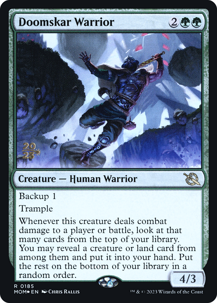 Doomskar Warrior [March of the Machine Prerelease Promos] | Tacoma Games