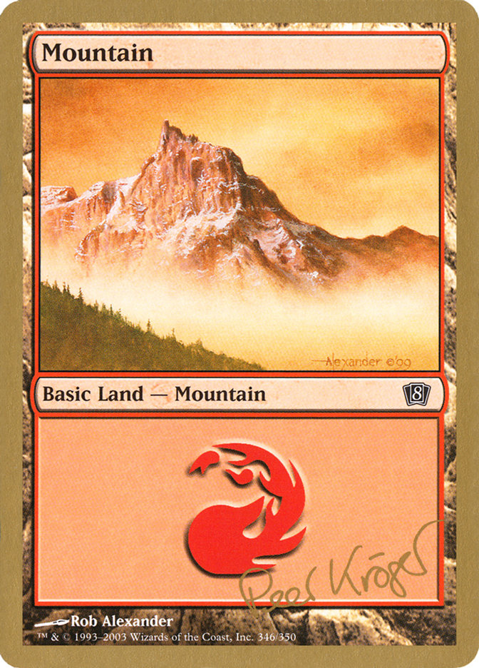 Mountain (pk346) (Peer Kroger) [World Championship Decks 2003] | Tacoma Games