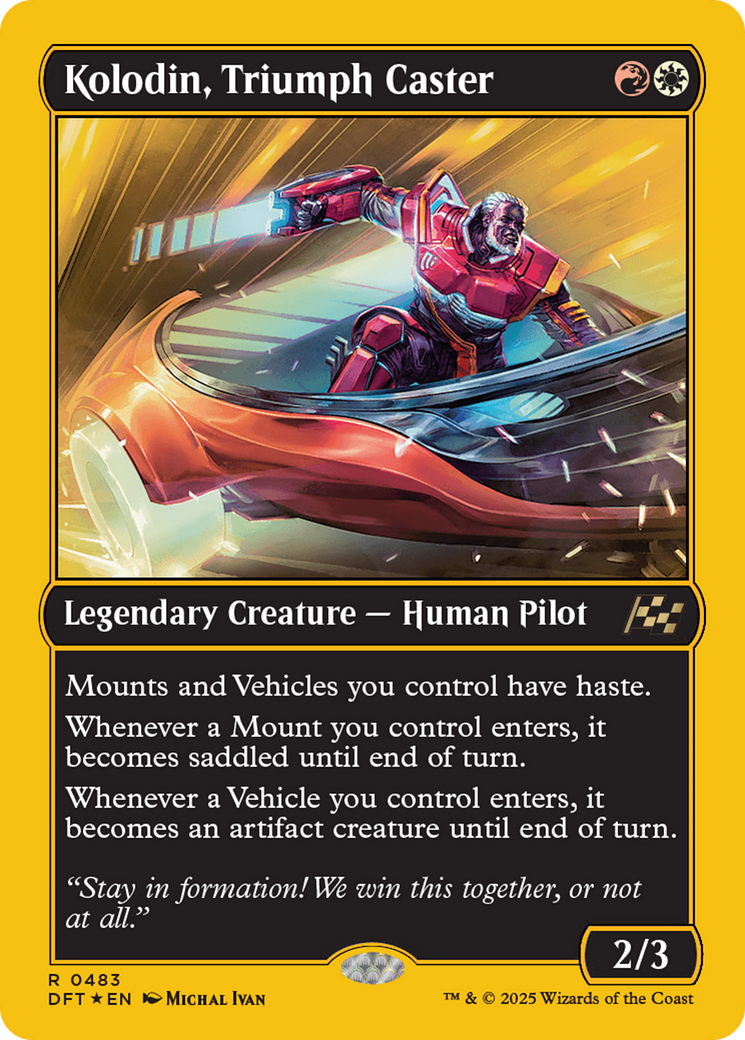 Kolodin, Triumph Caster (First-Place Foil) [Aetherdrift] | Tacoma Games