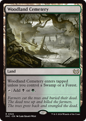 Woodland Cemetery [Duskmourn: House of Horror Commander] | Tacoma Games