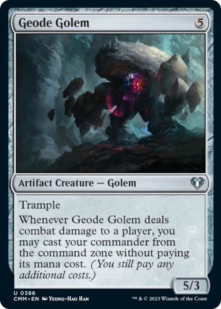 Geode Golem [Commander Masters] | Tacoma Games