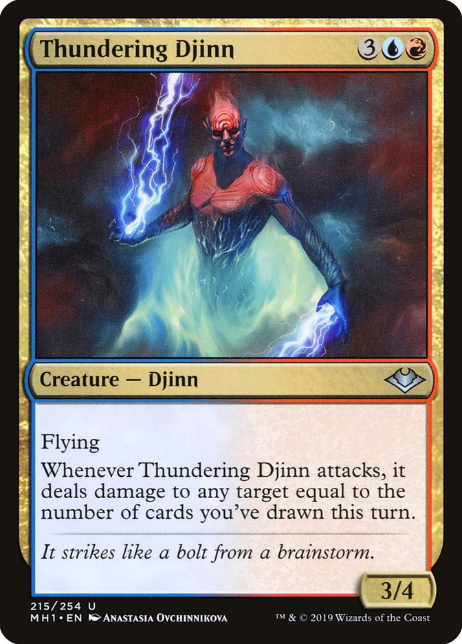 Thundering Djinn [Modern Horizons] | Tacoma Games