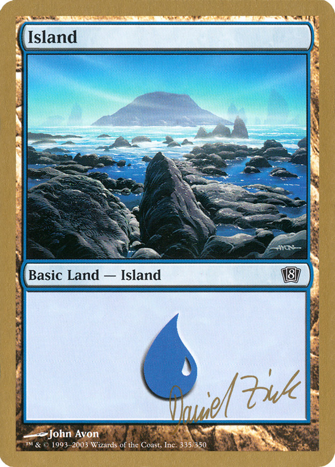 Island (dz335) (Daniel Zink) [World Championship Decks 2003] | Tacoma Games