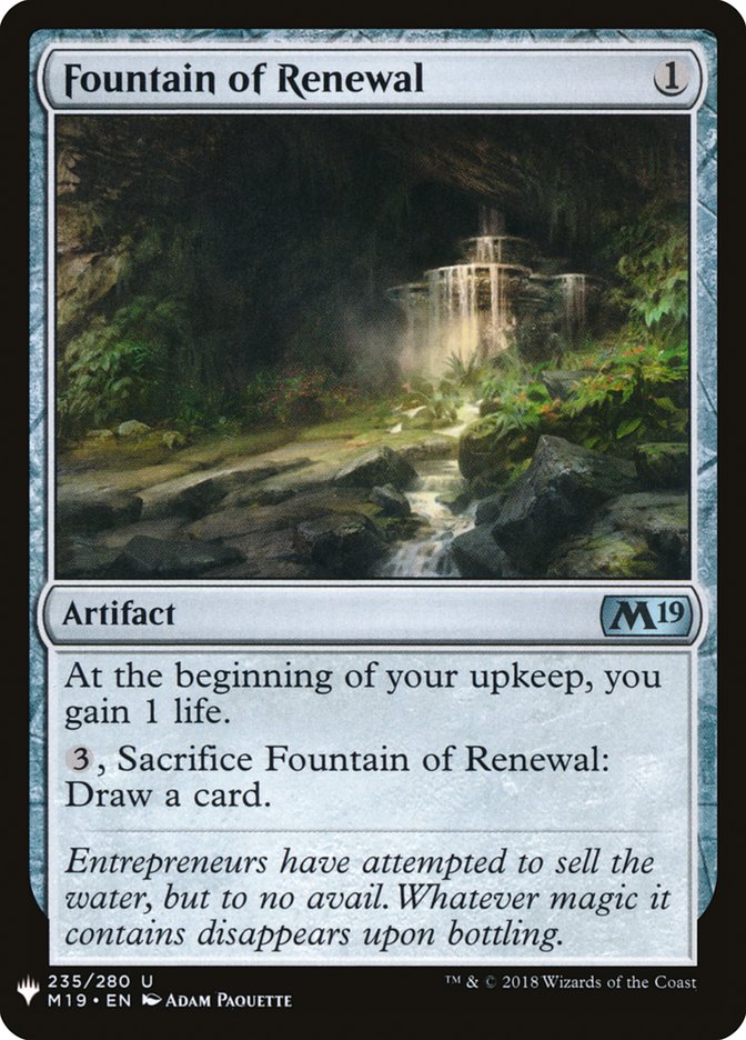 Fountain of Renewal [Mystery Booster] | Tacoma Games