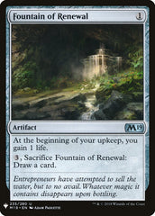 Fountain of Renewal [Mystery Booster] | Tacoma Games