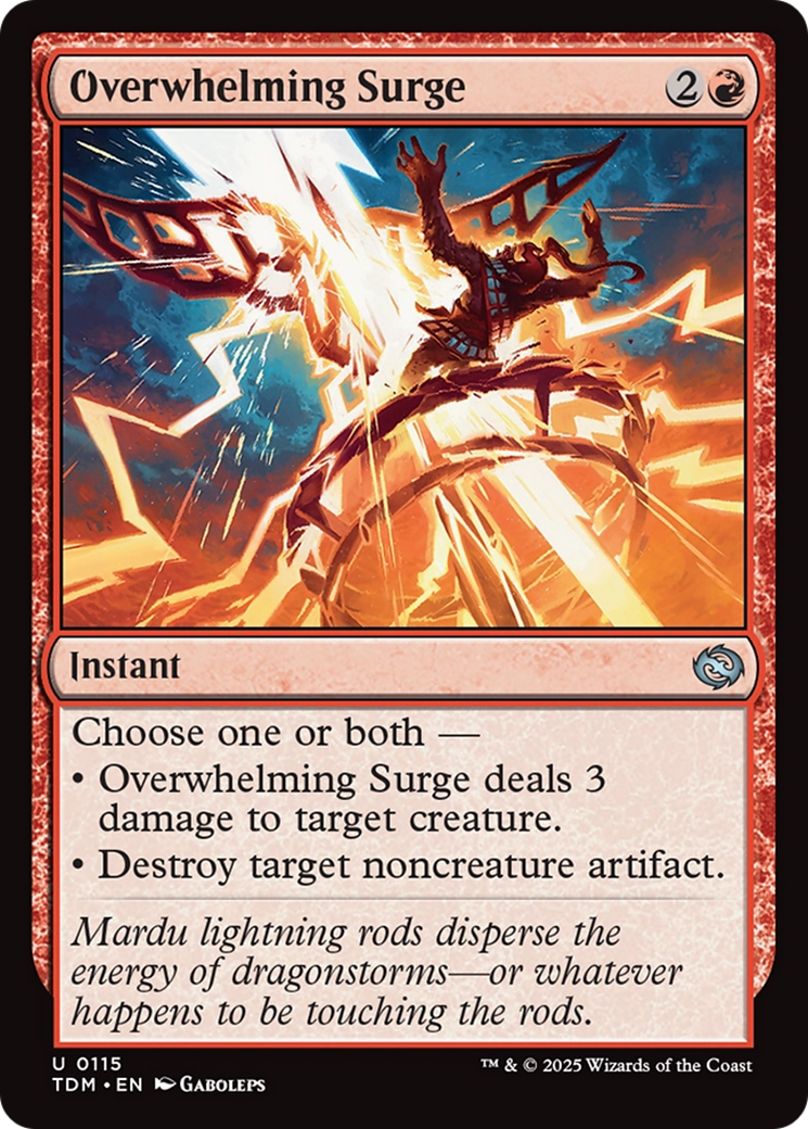 Overwhelming Surge [Tarkir: Dragonstorm] | Tacoma Games
