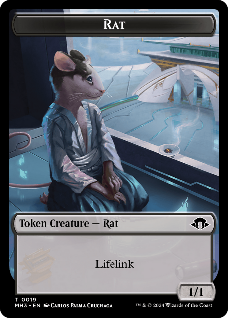 Eldrazi Spawn // Rat Double-Sided Token [Modern Horizons 3 Tokens] | Tacoma Games