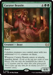 Curator Beastie (Extended Art) [Duskmourn: House of Horror Commander] | Tacoma Games