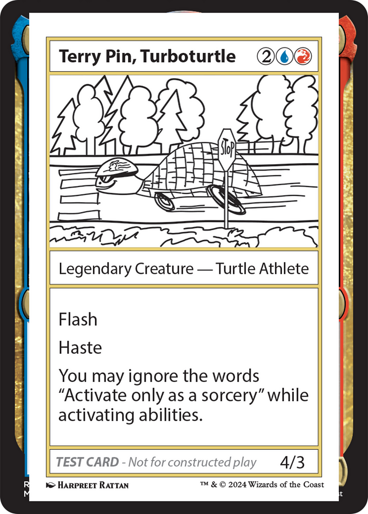 Terry Pin, Turboturtle [Mystery Booster 2 Playtest Cards] | Tacoma Games