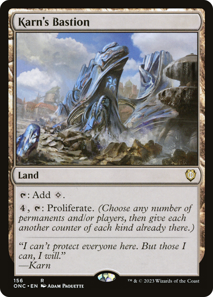 Karn's Bastion [Phyrexia: All Will Be One Commander] | Tacoma Games