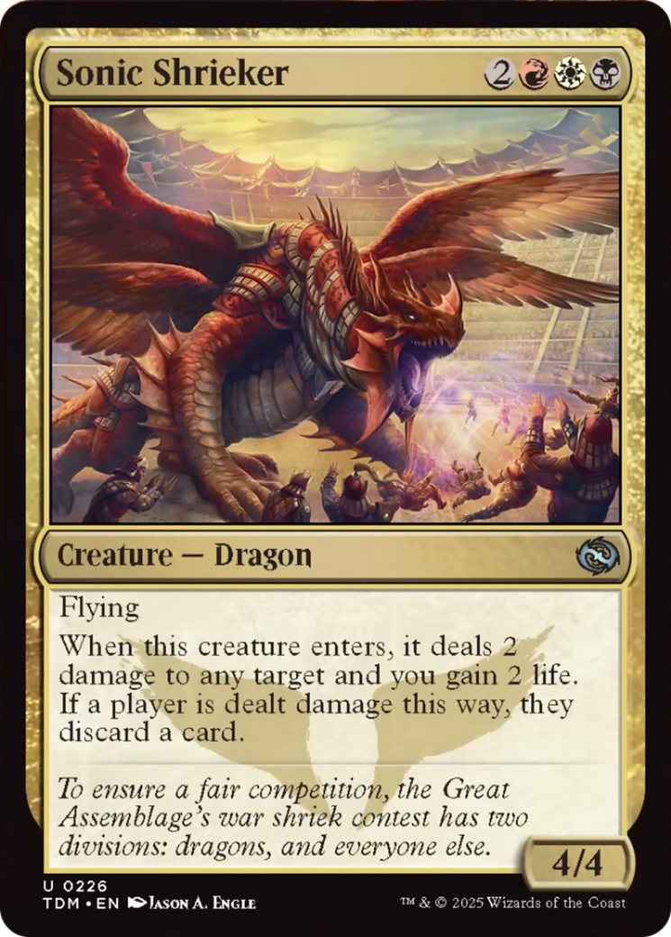 Sonic Shrieker [Tarkir: Dragonstorm] | Tacoma Games