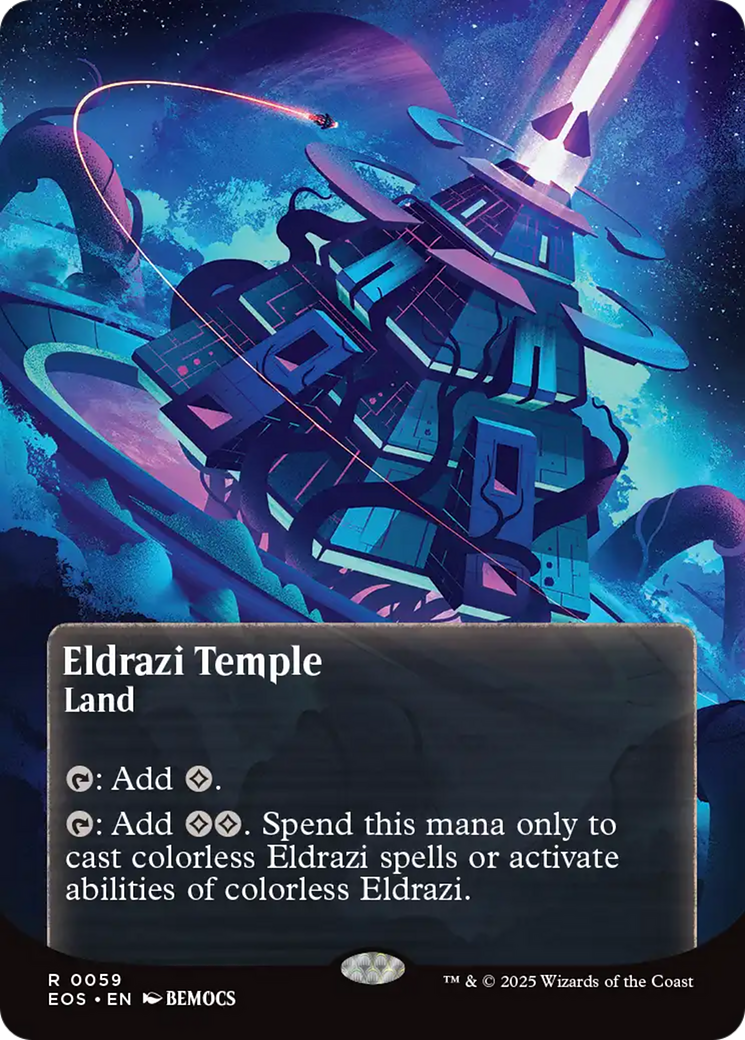 Eldrazi Temple (0059) (Borderless) [Edge of Eternities: Stellar Sights] | Tacoma Games
