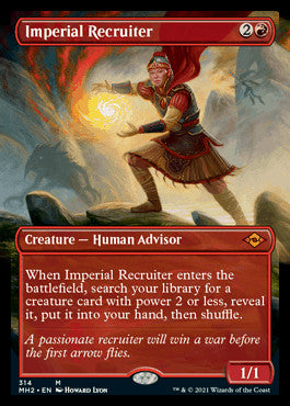 Imperial Recruiter (Borderless Alternate Art) [Modern Horizons 2] | Tacoma Games