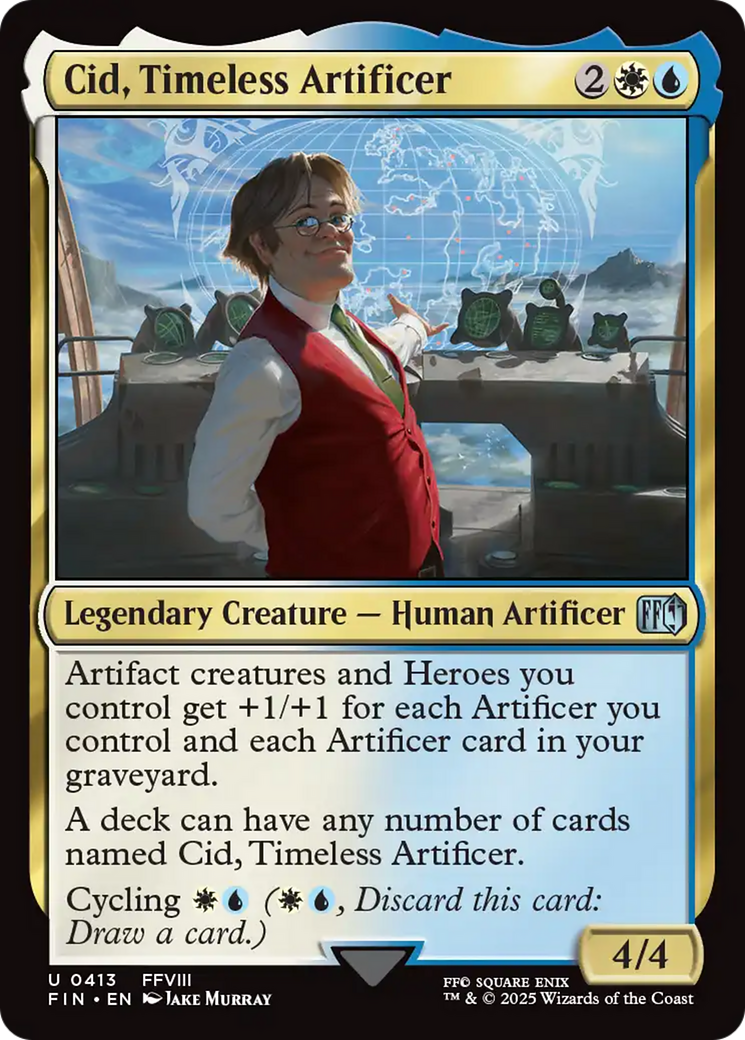 Cid, Timeless Artificer (0413) [FINAL FANTASY] | Tacoma Games