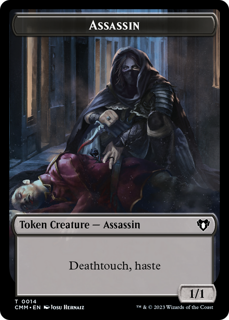 Assassin Token [Commander Masters Tokens] | Tacoma Games