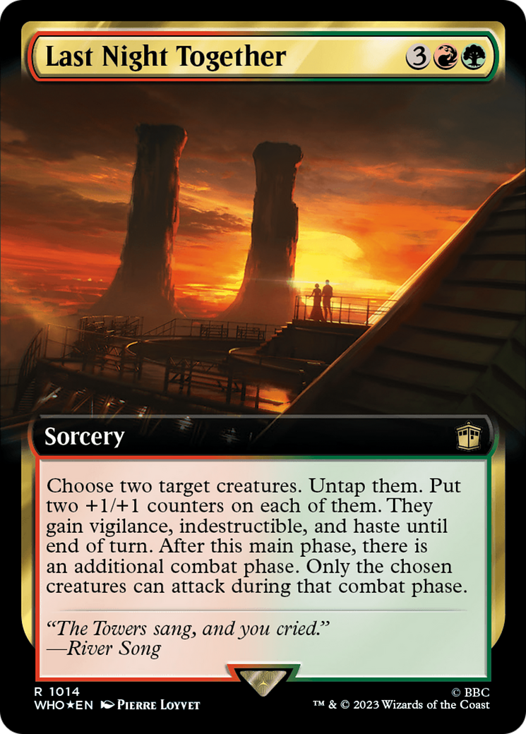 Last Night Together (Extended Art) (Surge Foil) [Doctor Who] | Tacoma Games