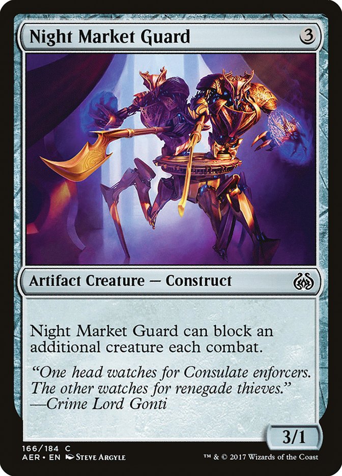 Night Market Guard [Aether Revolt] | Tacoma Games
