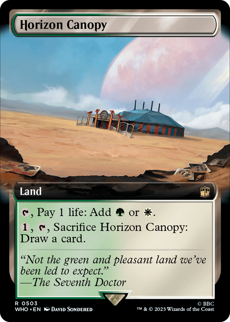 Horizon Canopy (Extended Art) [Doctor Who] | Tacoma Games