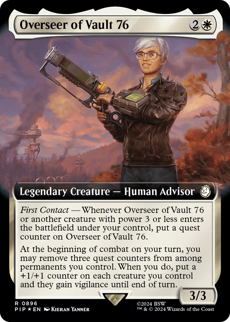 Overseer of Vault 76 (Extended Art) (Surge Foil) [Fallout] | Tacoma Games