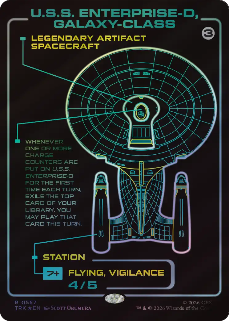 U.S.S. Enterprise-D, Galaxy-Class (Showcase) [Star Trek] | Tacoma Games