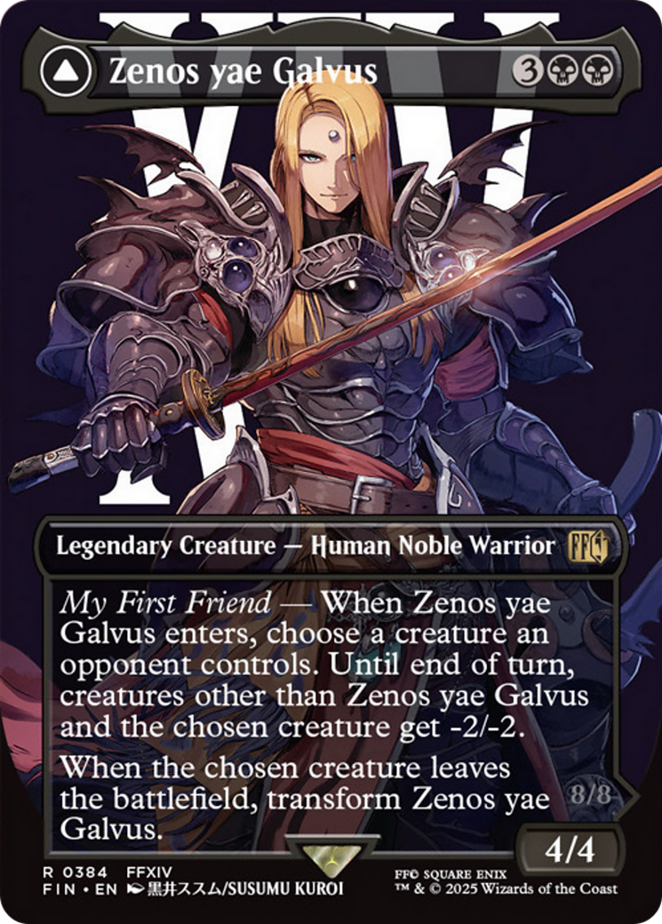 Zenos yae Galvus // Shinryu, Transcendent Rival (Borderless) [FINAL FANTASY] | Tacoma Games