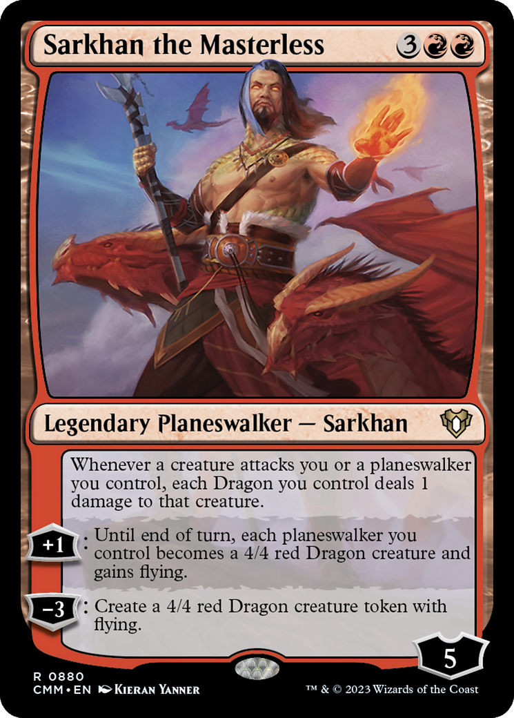 Sarkhan the Masterless [Commander Masters] | Tacoma Games