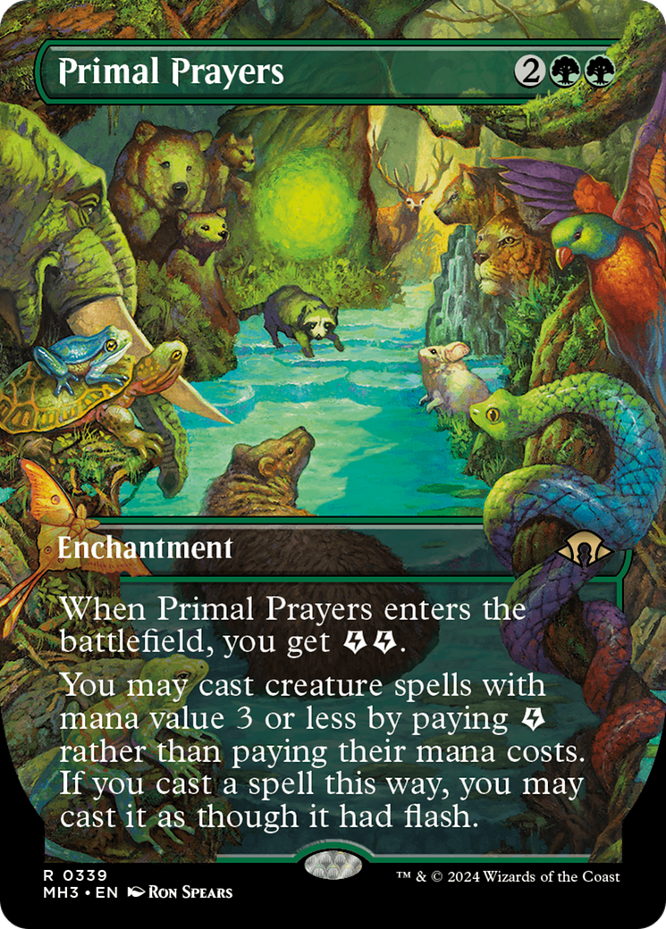 Primal Prayers (Borderless) [Modern Horizons 3] | Tacoma Games