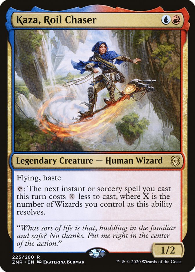 Kaza, Roil Chaser (Promo Pack) [Zendikar Rising Promos] | Tacoma Games