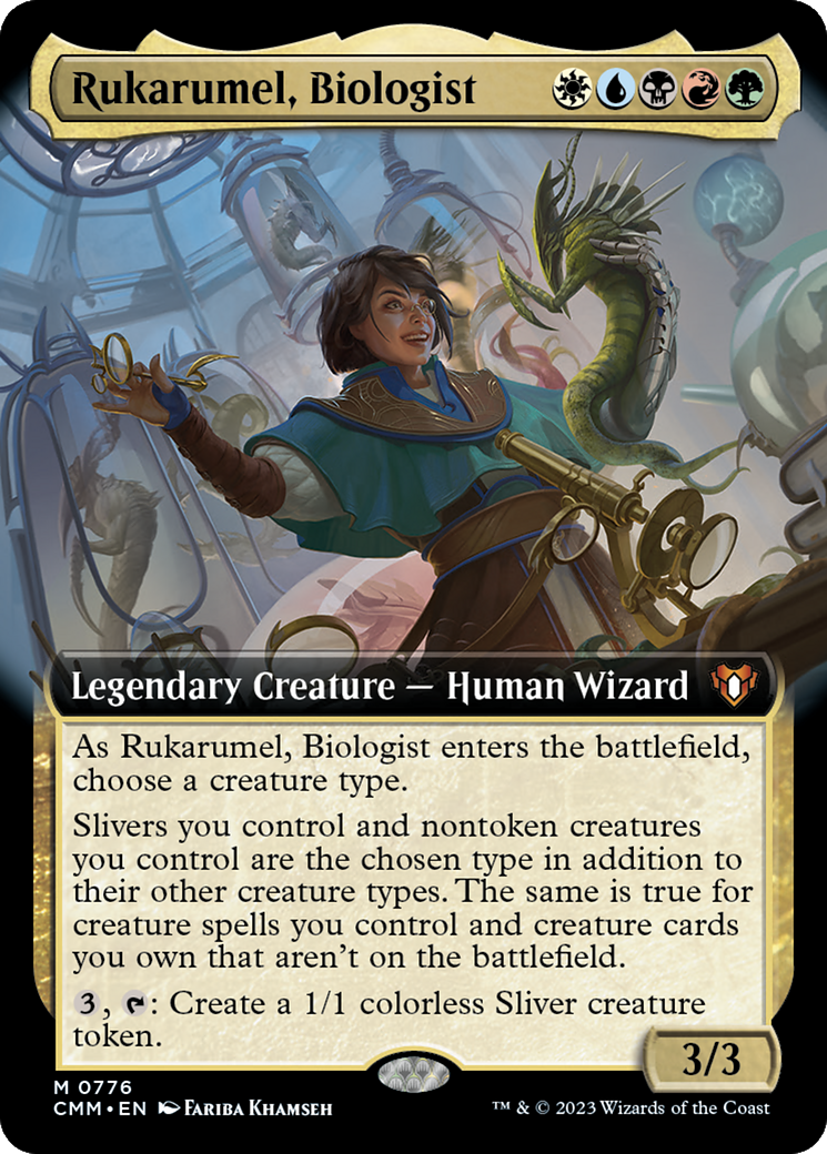 Rukarumel, Biologist (Extended Art) [Commander Masters] | Tacoma Games