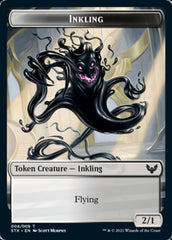 Inkling // Pest Double-Sided Token [Strixhaven: School of Mages Tokens] | Tacoma Games