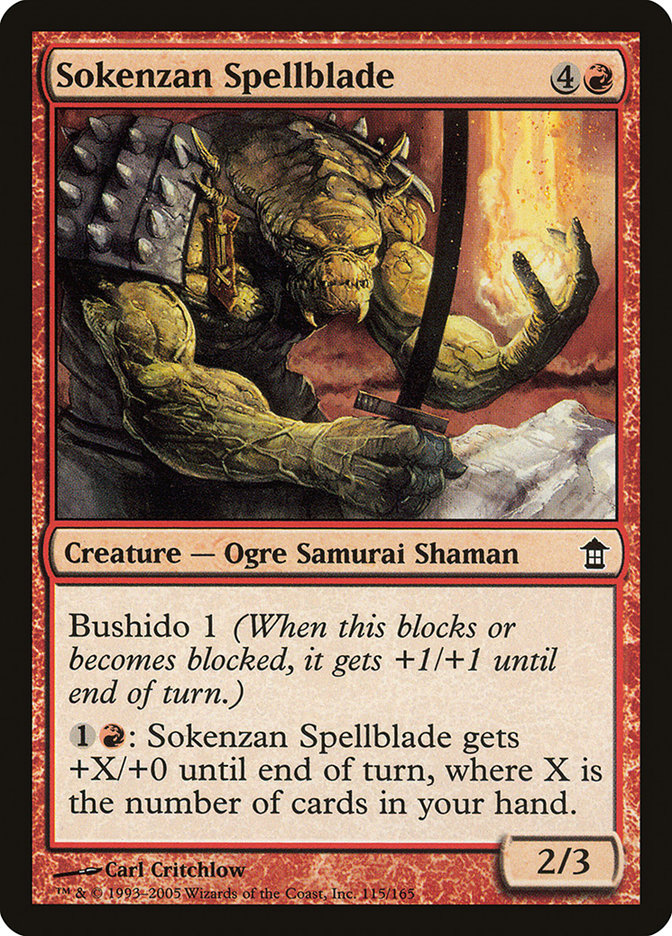 Sokenzan Spellblade [Saviors of Kamigawa] | Tacoma Games