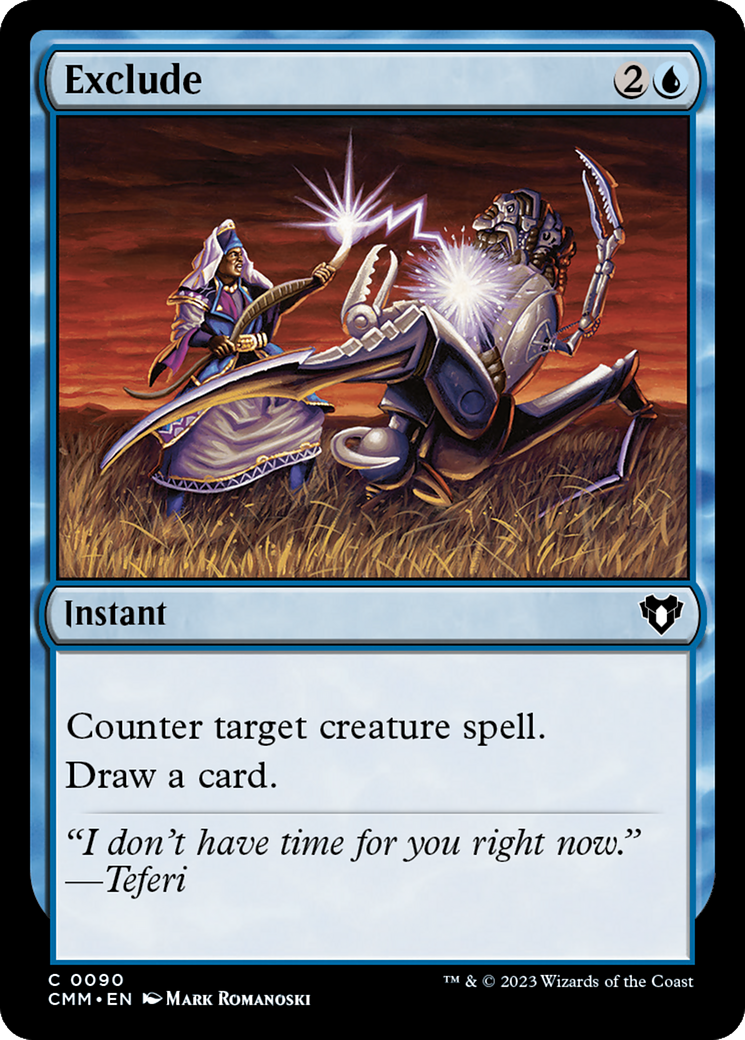 Exclude [Commander Masters] | Tacoma Games