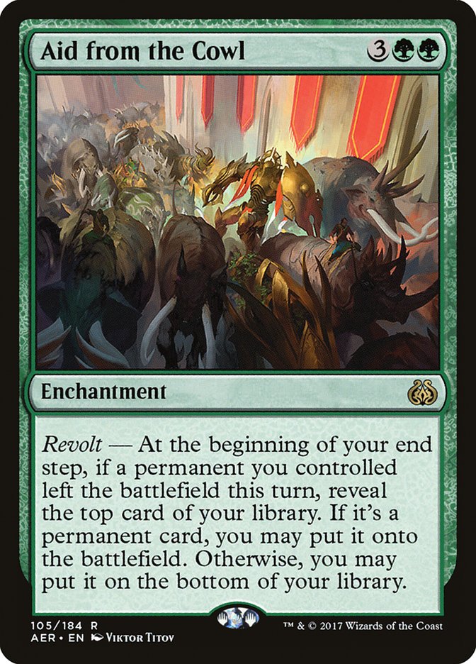 Aid from the Cowl [Aether Revolt] | Tacoma Games