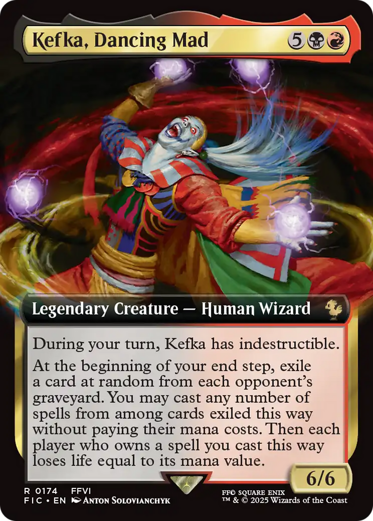 Kefka, Dancing Mad (Extended Art) [FINAL FANTASY Commander] | Tacoma Games