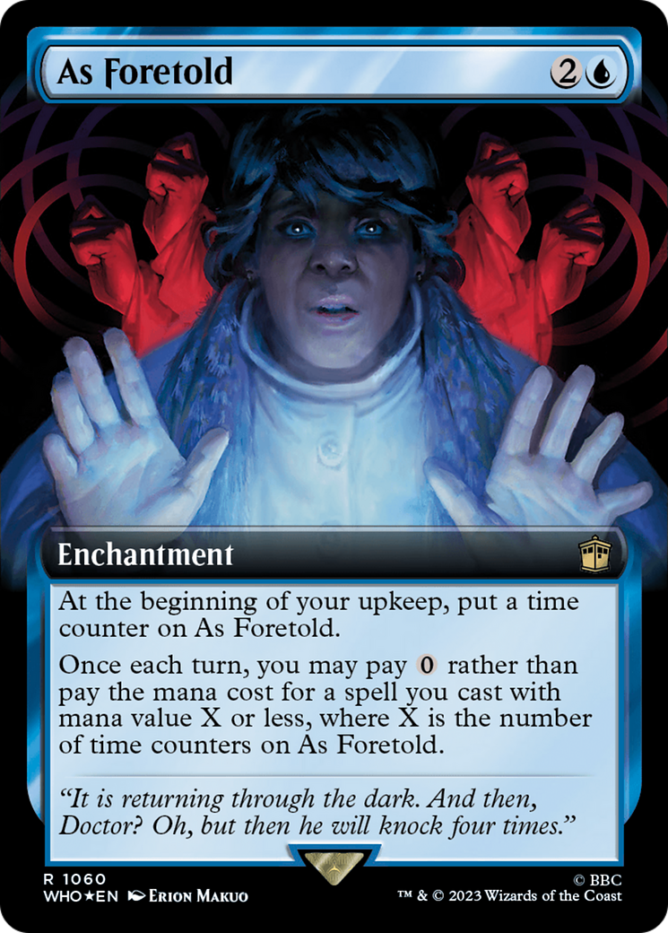 As Foretold (Extended Art) (Surge Foil) [Doctor Who] | Tacoma Games