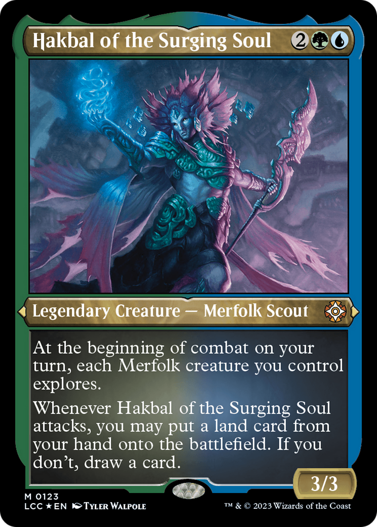 Hakbal of the Surging Soul (Display Commander) [The Lost Caverns of Ixalan Commander] | Tacoma Games