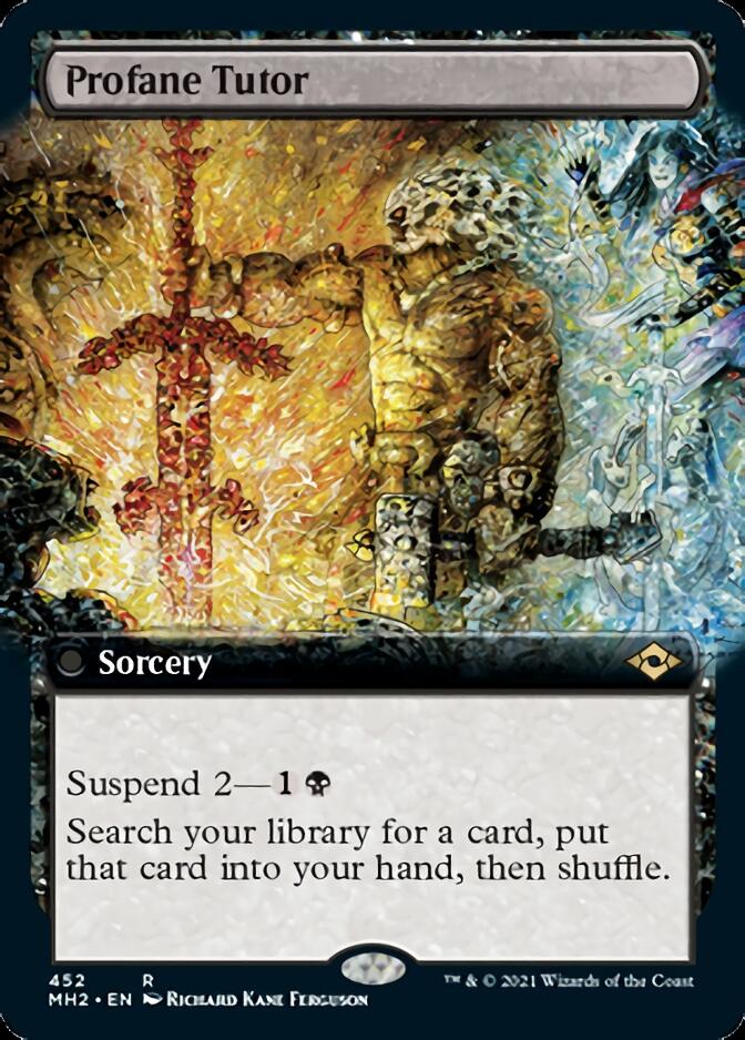 Profane Tutor (Extended Art) [Modern Horizons 2] | Tacoma Games