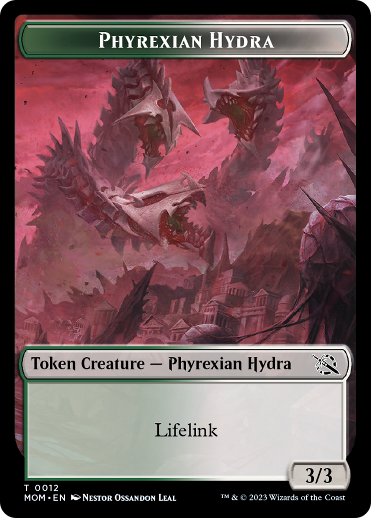 Phyrexian Hydra Token (12) [March of the Machine Tokens] | Tacoma Games