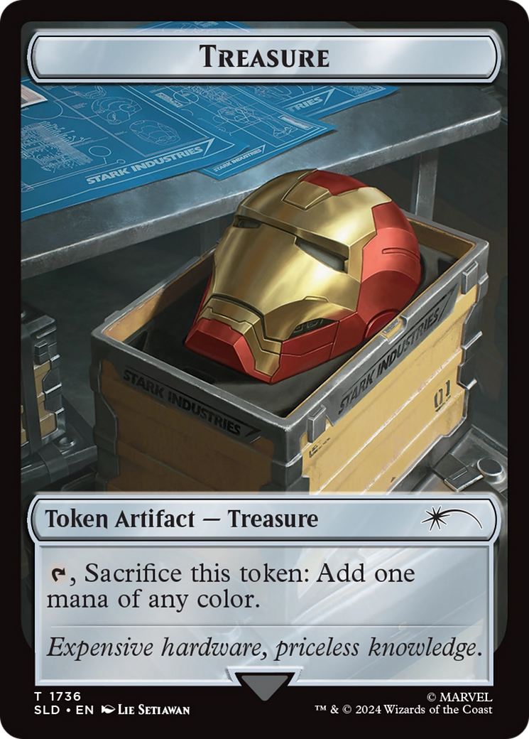 Treasure Token (1736) (Rainbow Foil) [Secret Lair Drop Series] | Tacoma Games