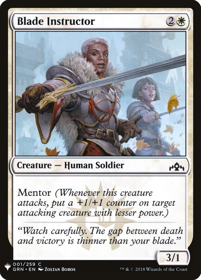 Blade Instructor [Mystery Booster] | Tacoma Games