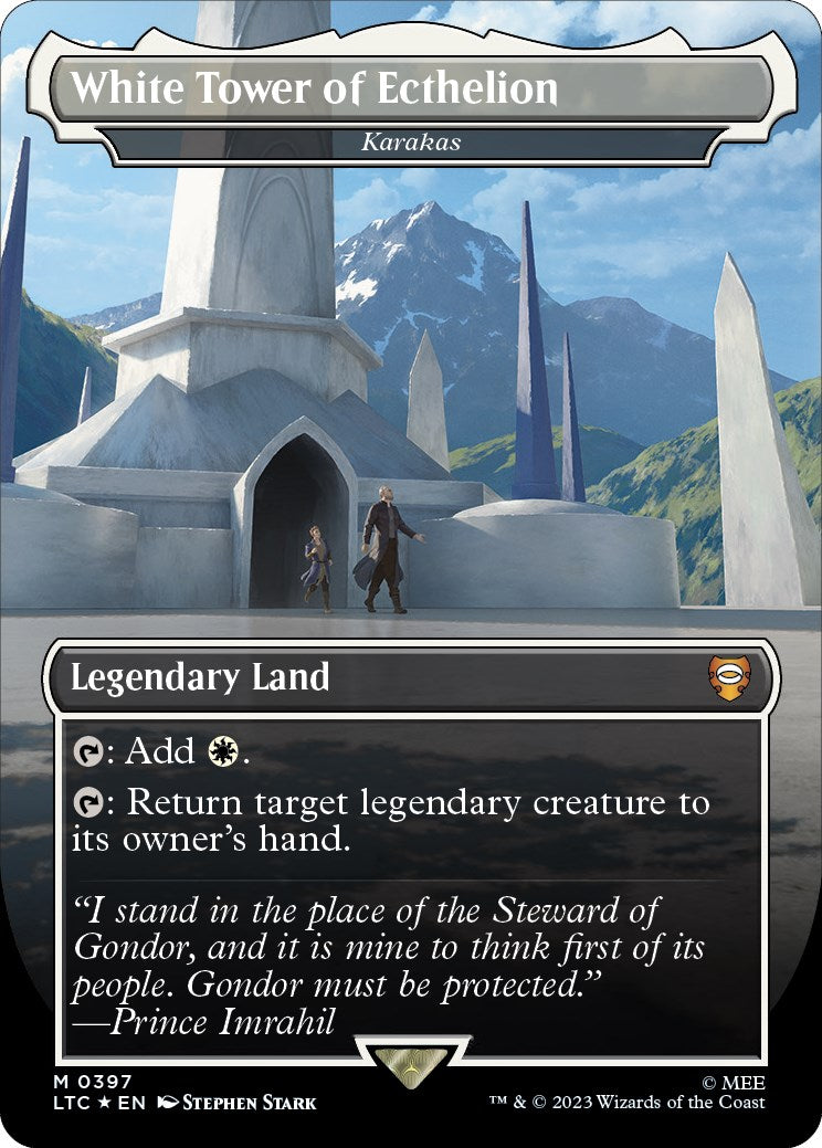 White Tower of Ecthelion - Karakas (Surge Foil Realms and Relics) [The Lord of the Rings: Tales of Middle-Earth Commander] | Tacoma Games