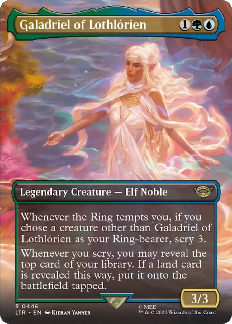 Galadriel of Lothlorien (Borderless Alternate Art) [The Lord of the Rings: Tales of Middle-Earth] | Tacoma Games