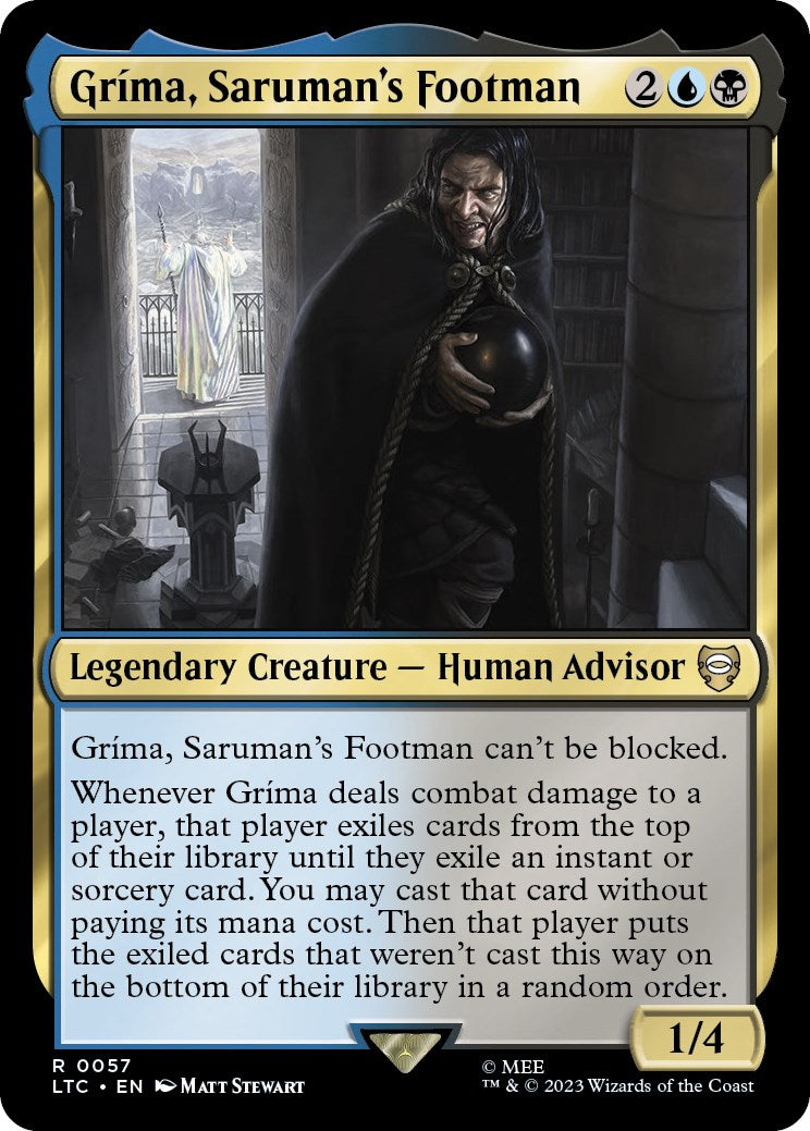 Grima, Saruman's Footman [The Lord of the Rings: Tales of Middle-Earth Commander] | Tacoma Games