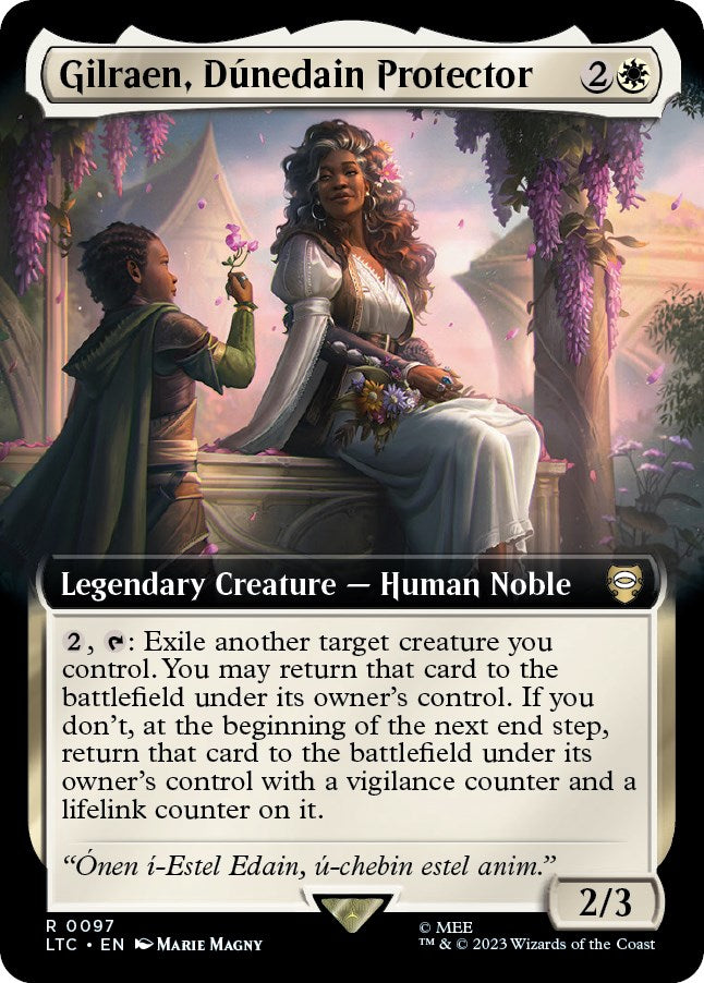 Gilraen, Dunedain Protector (Extended Art) [The Lord of the Rings: Tales of Middle-Earth Commander] | Tacoma Games