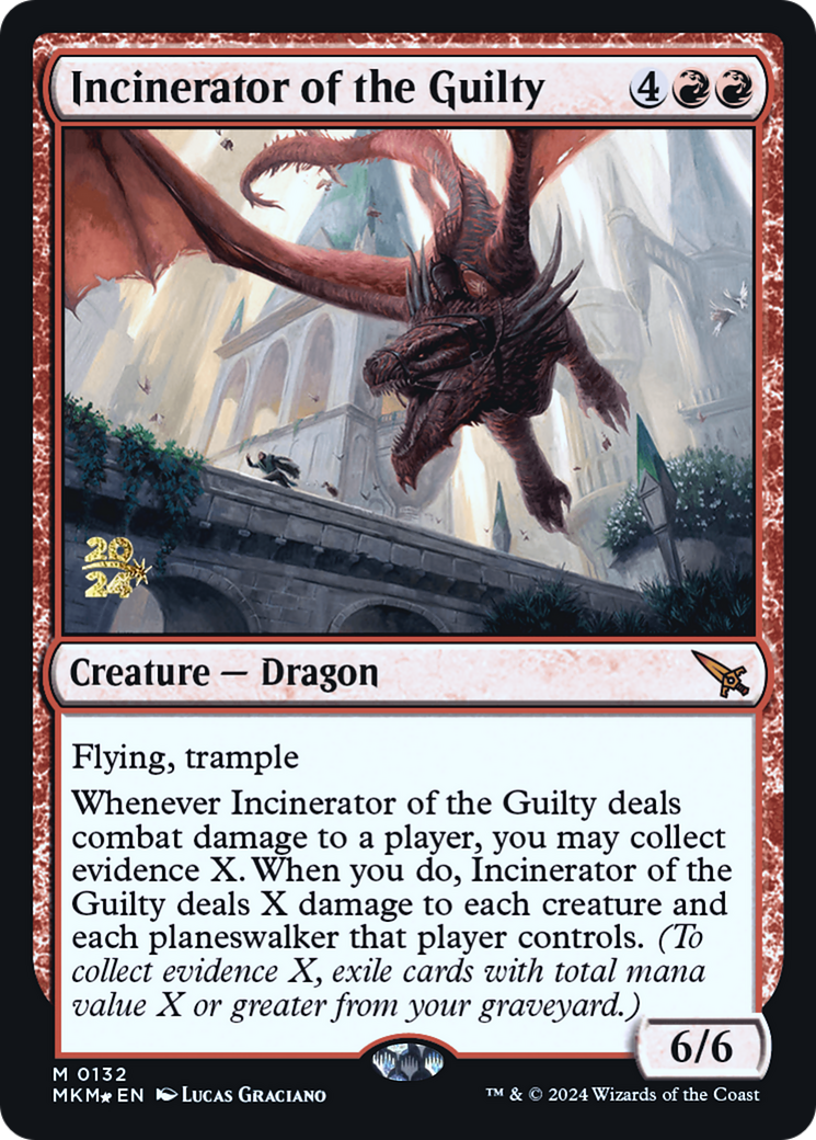Incinerator of the Guilty [Murders at Karlov Manor Prerelease Promos] | Tacoma Games