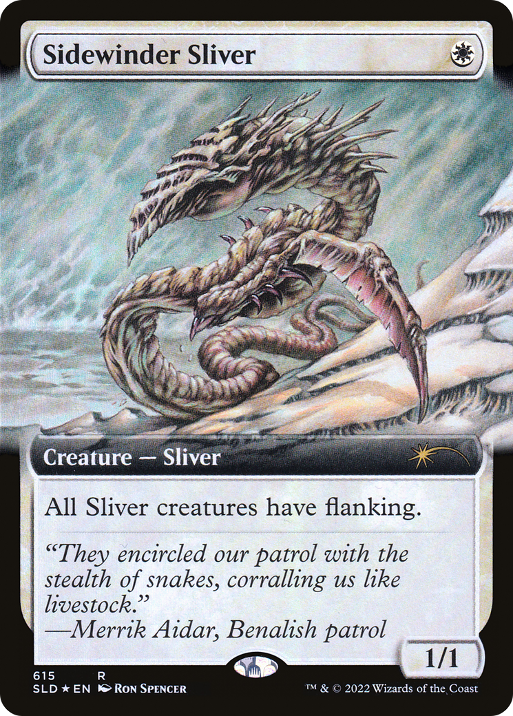 Sidewinder Sliver (Extended Art) [Secret Lair Drop Promos] | Tacoma Games