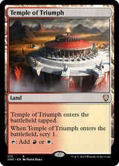 Temple of Triumph [Phyrexia: All Will Be One Commander] | Tacoma Games