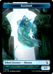 Illusion // Jace Double-Sided Token [Reality Fracture Tokens] | Tacoma Games